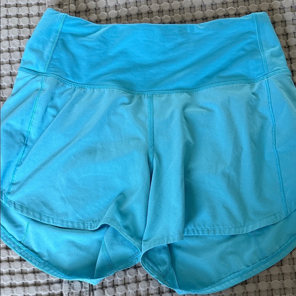 lululemon athletica Light Blue Athletic Shorts